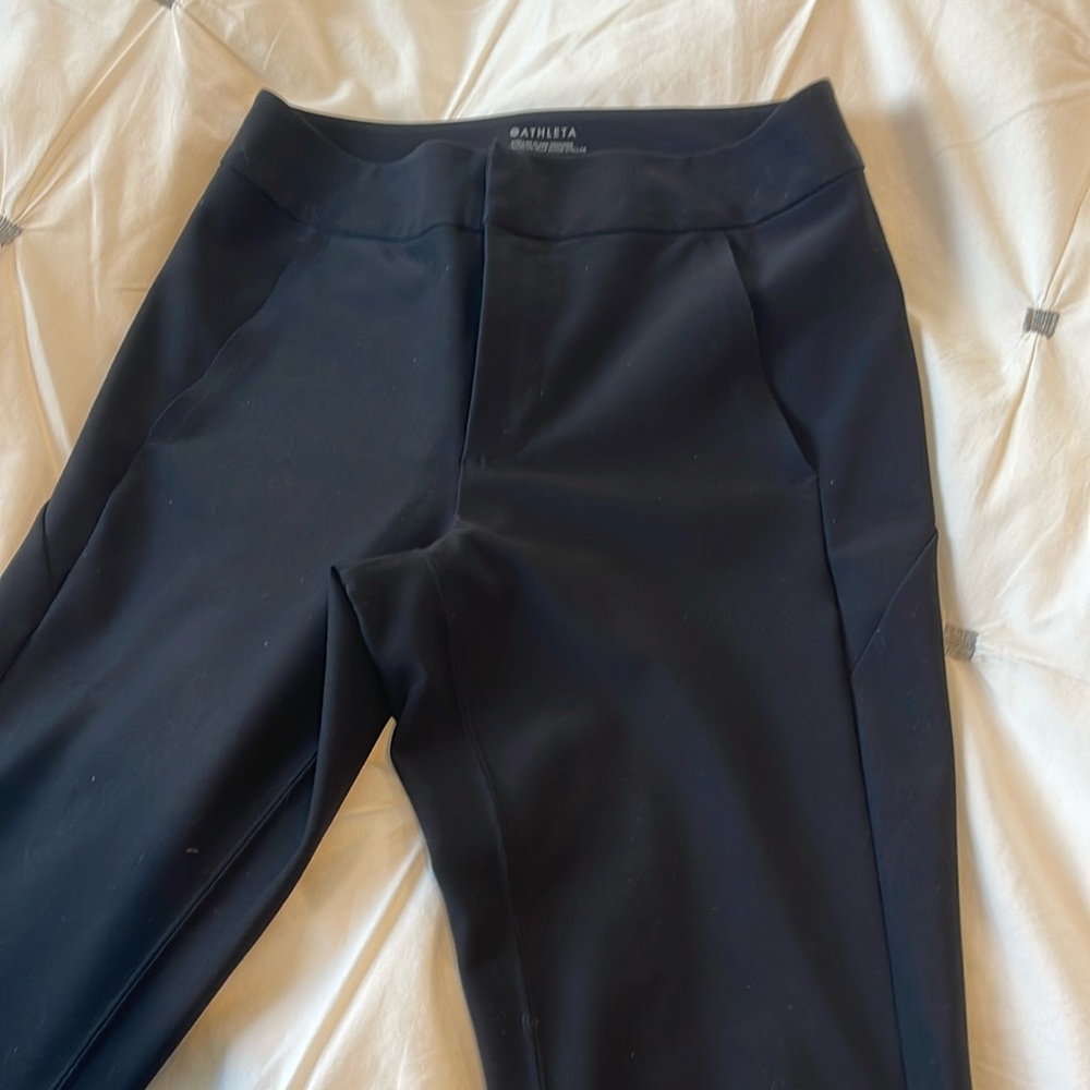 Athleta Women's Stellar Flare Trousers Black Sz 6